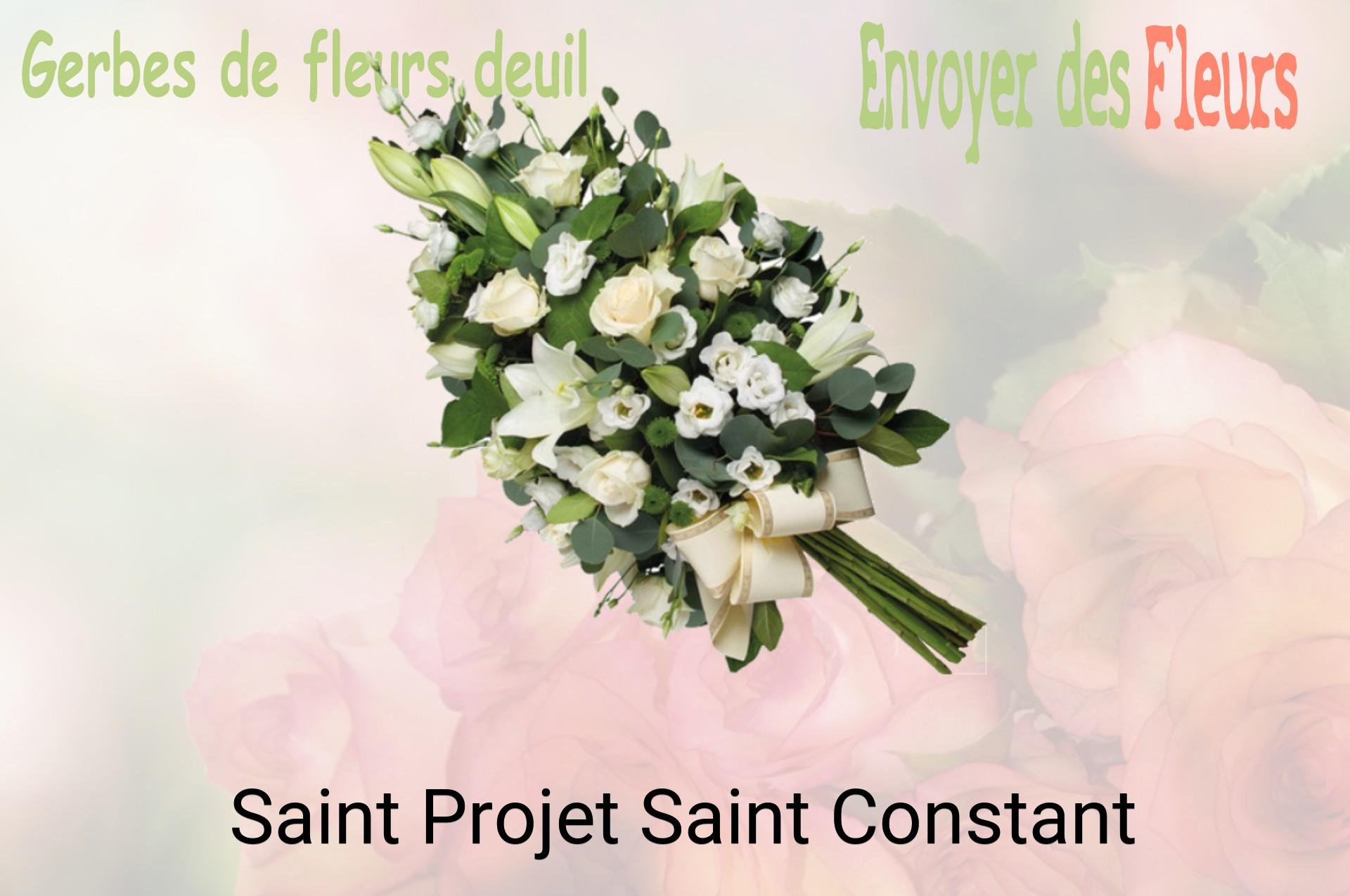 Gerbe de fleurs de deuil livrée à Saint-Projet-Saint-Constant